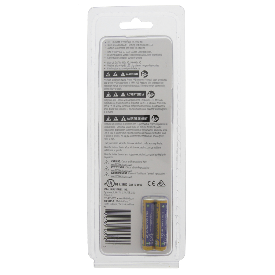Non-Contact Voltage Tester Single Range 50 to 600V AC