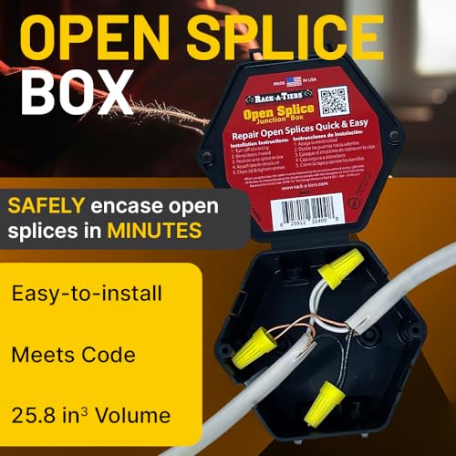 Open Splice Junction Box 4" -Pack of 5 pcs