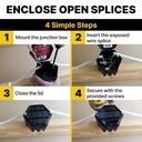Open Splice Junction Box 4" -Pack of 5 pcs