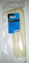 Plenum Cable Ties, 11", 50 lb, Bag of 100