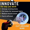 Round Multi-Tool Hole Saw Cutter -3 3/8"