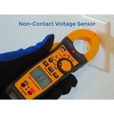 TightSight™ Clamp Meter 400A AC/DC TRMS w/Flashlight, NCVT & Temp