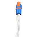 Twister® ProFLEX™ Mini Wire Connectors, Model 343 Orange/Blue, Jar of 500