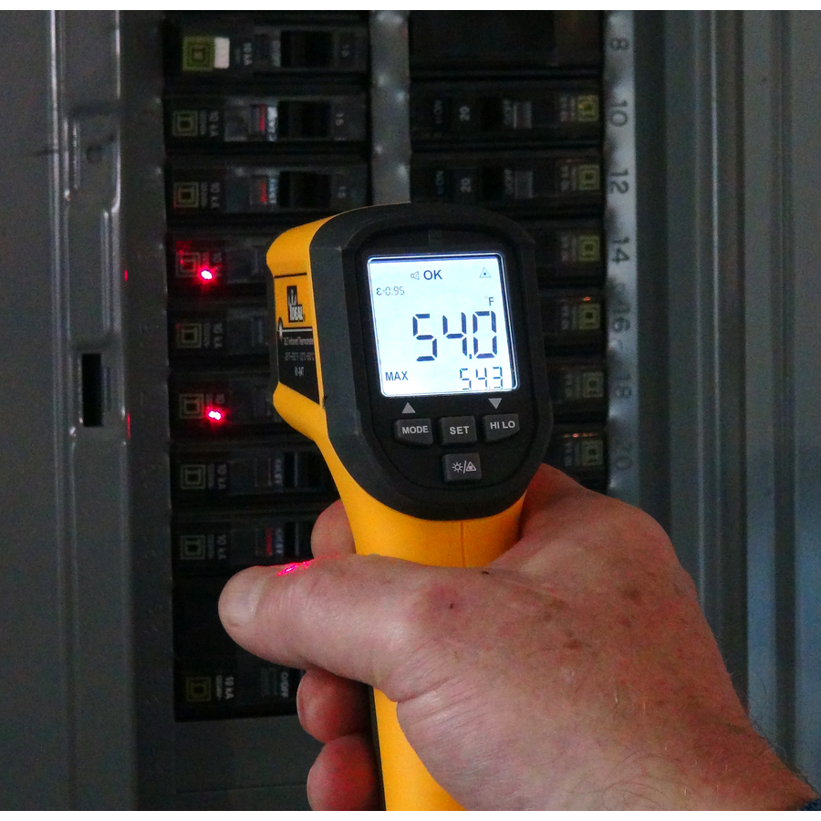 Infrared Thermometer Dual Laser Targeting 12:1 -32° to 500°C