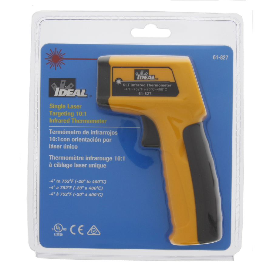 Infrared Thermometer Single Laser Targeting 10:1 -20° to 400°C