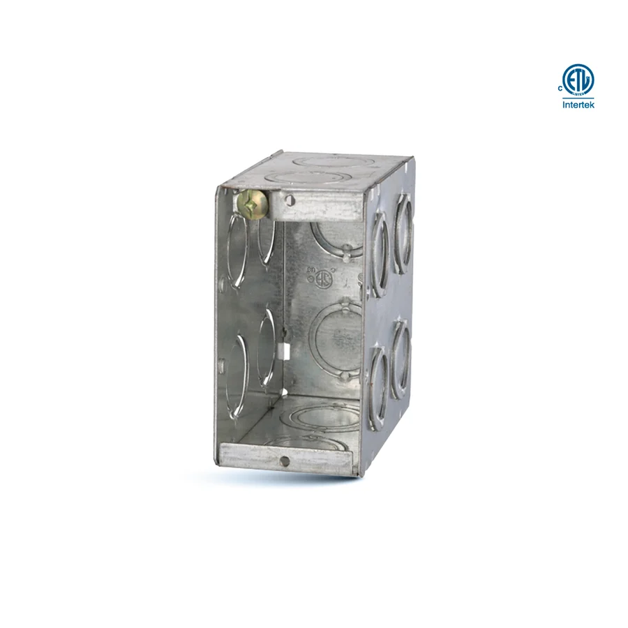 [MBD-1K] One Gang Masonry Box That Is 3-1/2" Deep 21CU.IN. With Concentric knockouts | MBD-1K