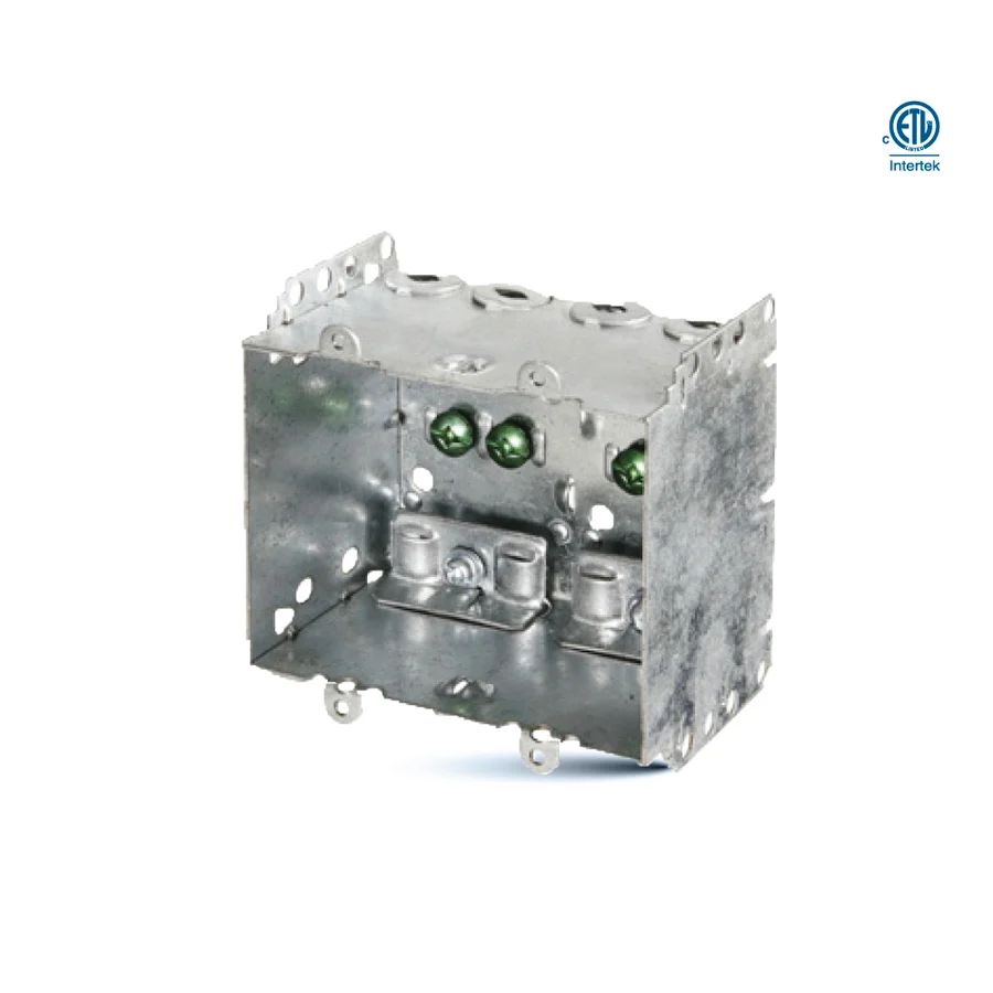 [2104-LLE2] Two Gang Device Box with Clamps | 2104-LLE-2