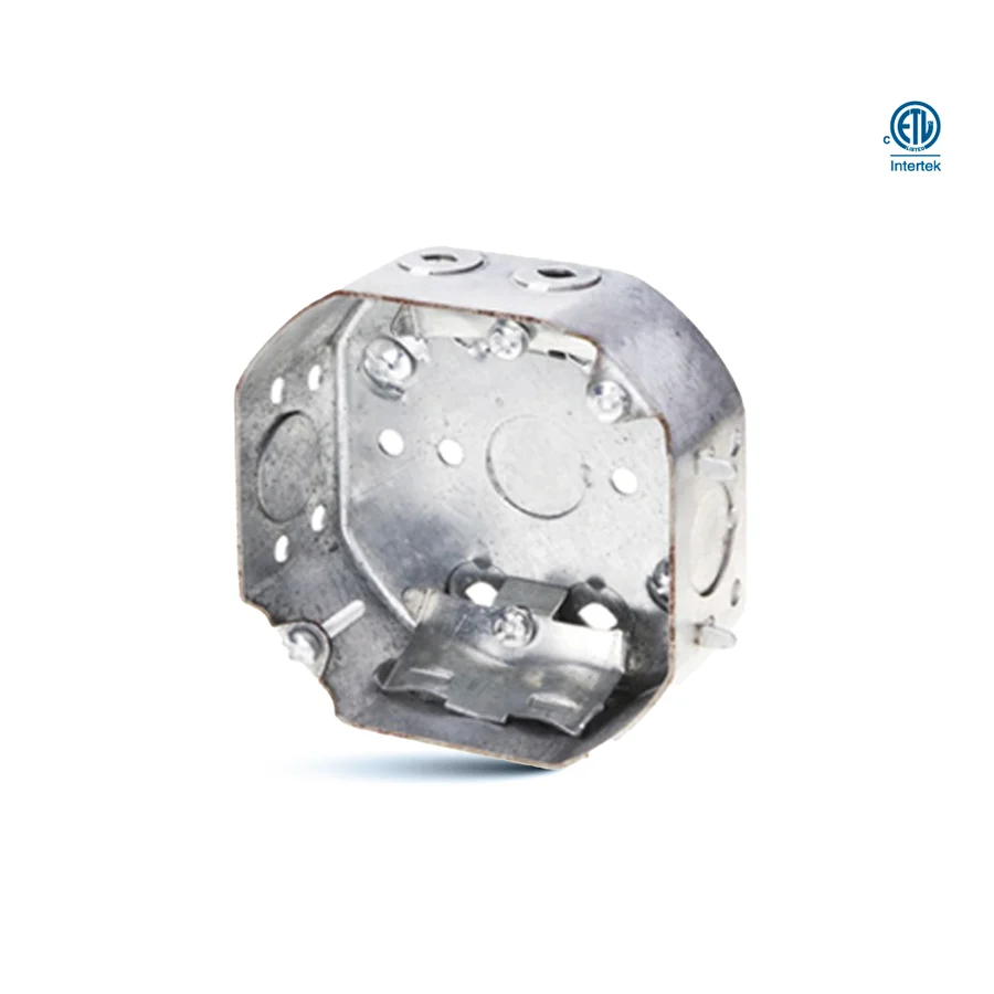 [54151-L] 4" Octagon Box with Prepositioned Depth Tabs | 54151-L