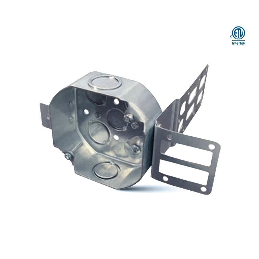 4" Octagonal Box with Integral Support & Wrap-Around Bracket | 54151-KSSX