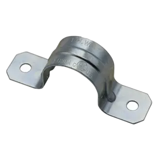 [TES-75S] 21mm (3/4") EMT/RGD 2 Hole Strap