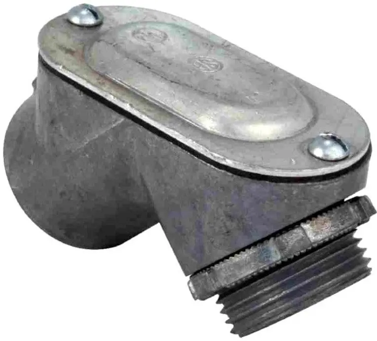 21mm (3/4") EMT/RIGID to Box Pull Elbow