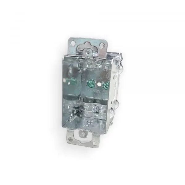[1104-L] Single Gangable Device Box with Flush Ear | 1104-L