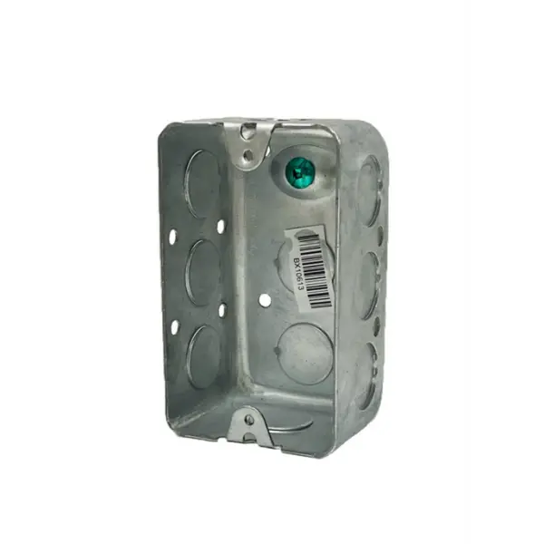 Single Gang Steel Utility Box with Knockouts for Surface Mounting | 1110