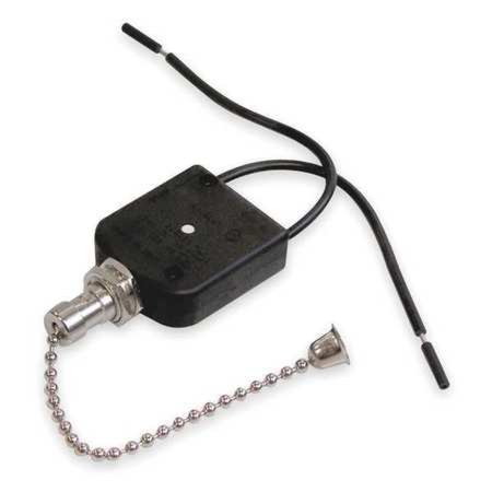 Pull Chain Lever Switch, All Angle, SPST, On-Off, Wire Leads