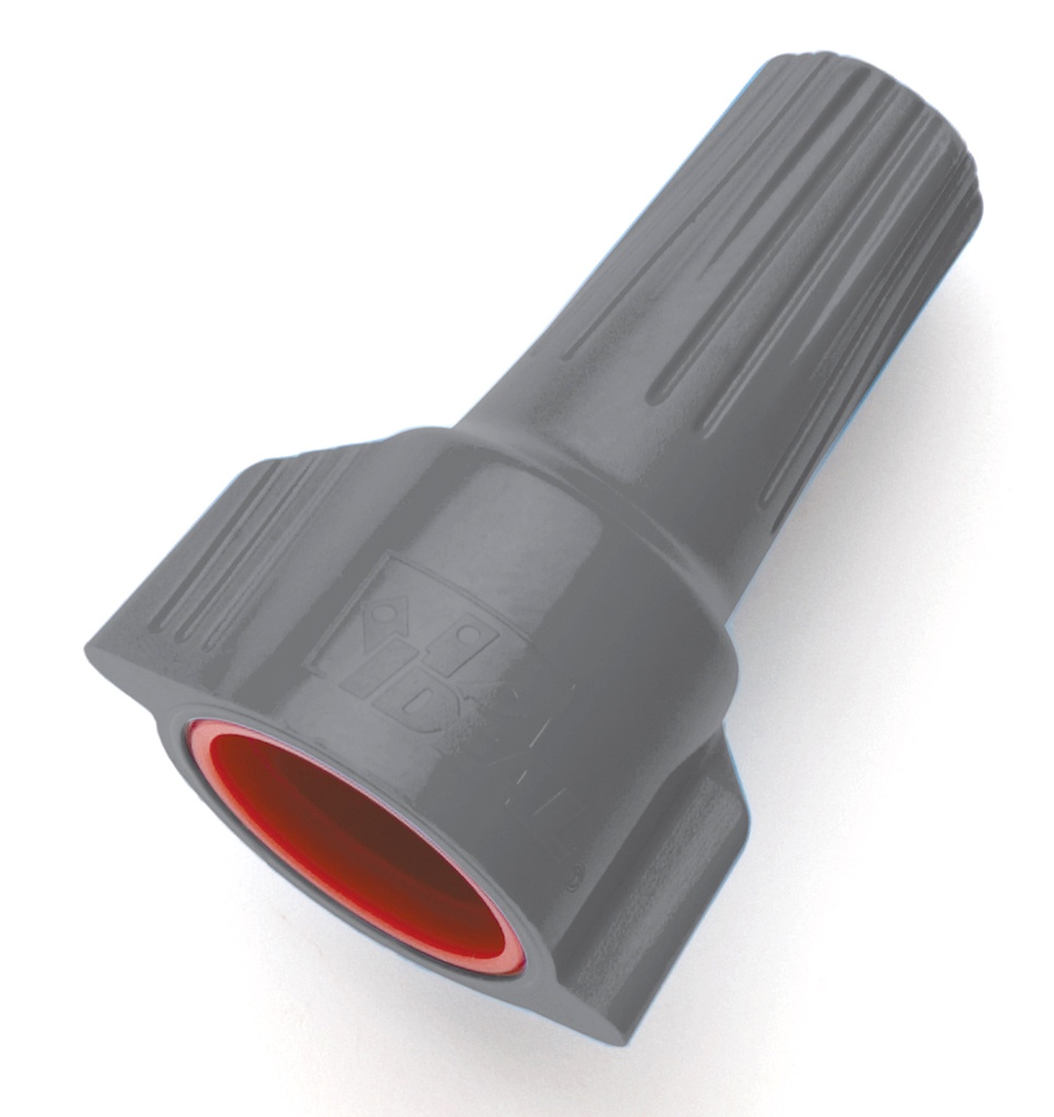 WeatherProof Wire Connectors, Model 62® Gray/Red, Card of 20