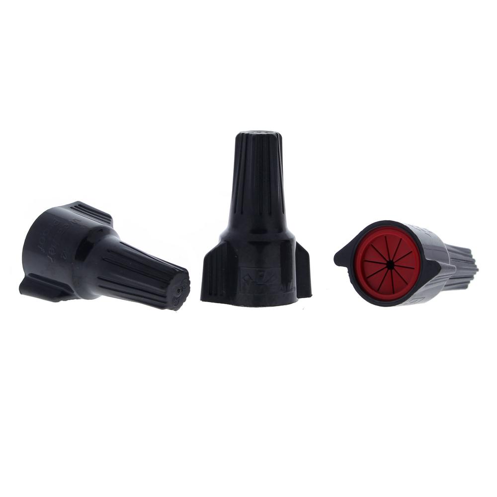 WeatherProof Wire Connectors, Model 62® Gray/Red, Box of 1,000