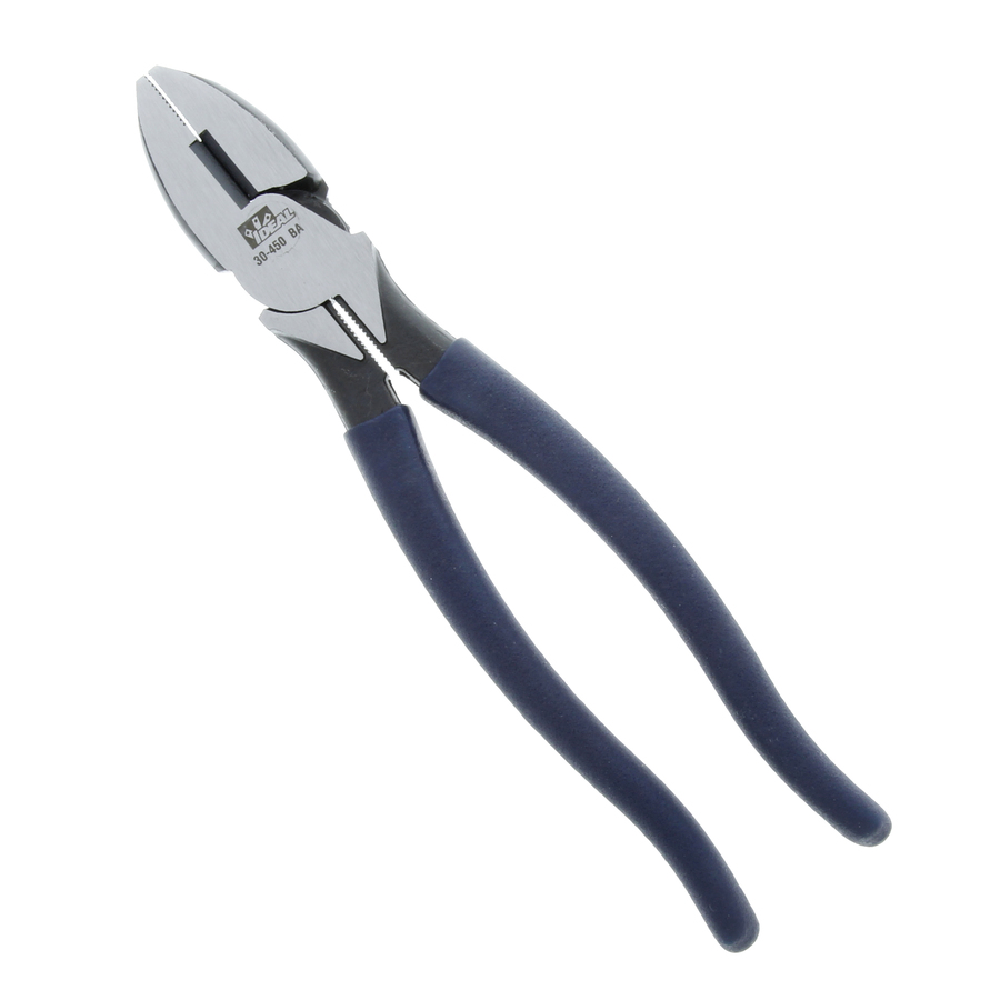 [30-450] Linesman Pliers 9-1/2", Dipped-Grip