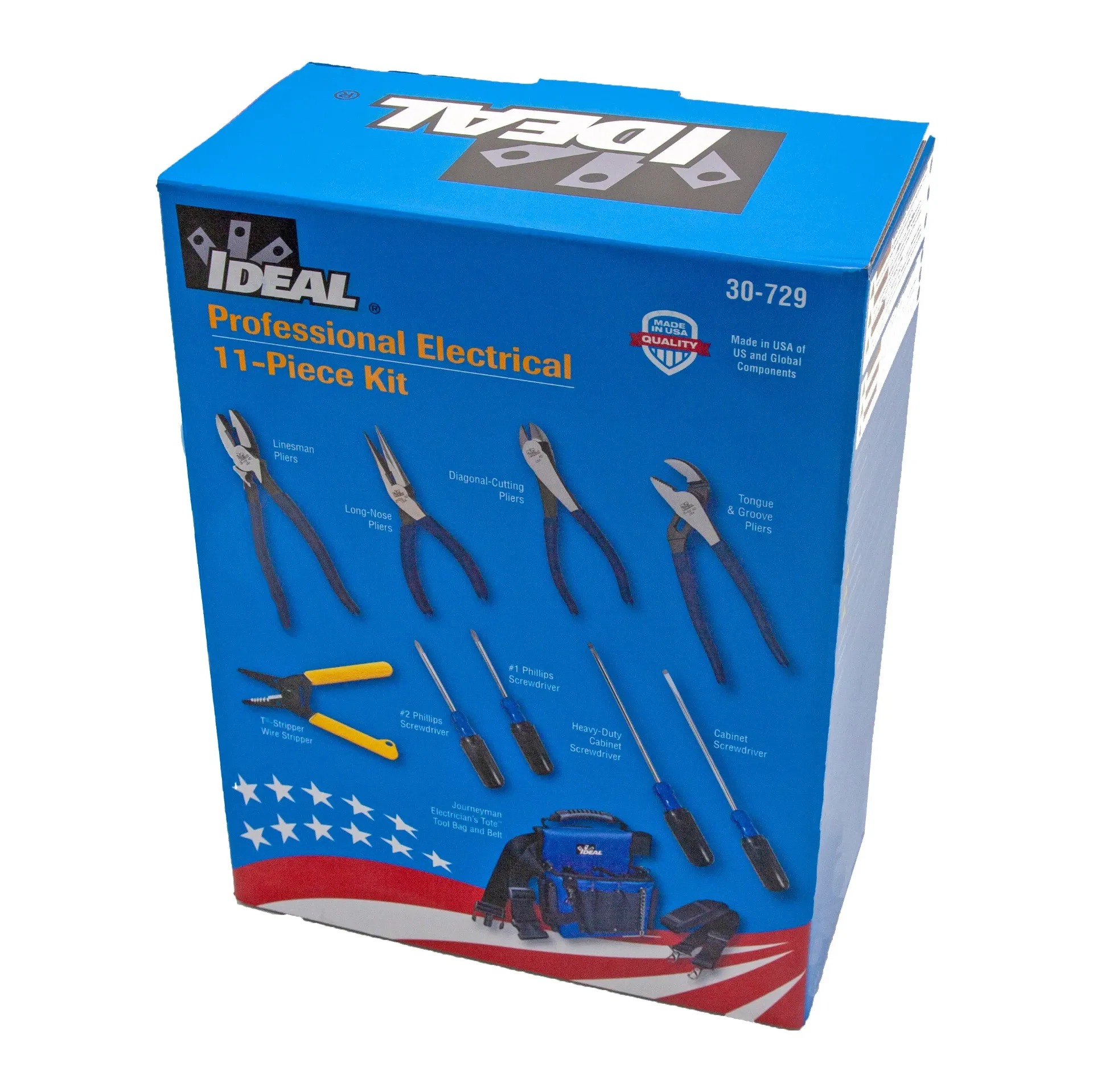 11-Piece Professional Electrical Tool Kit