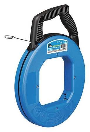 Stainless Steel Fish Tape, Tuff-Grip® Pro Case, 120' x 1/8"