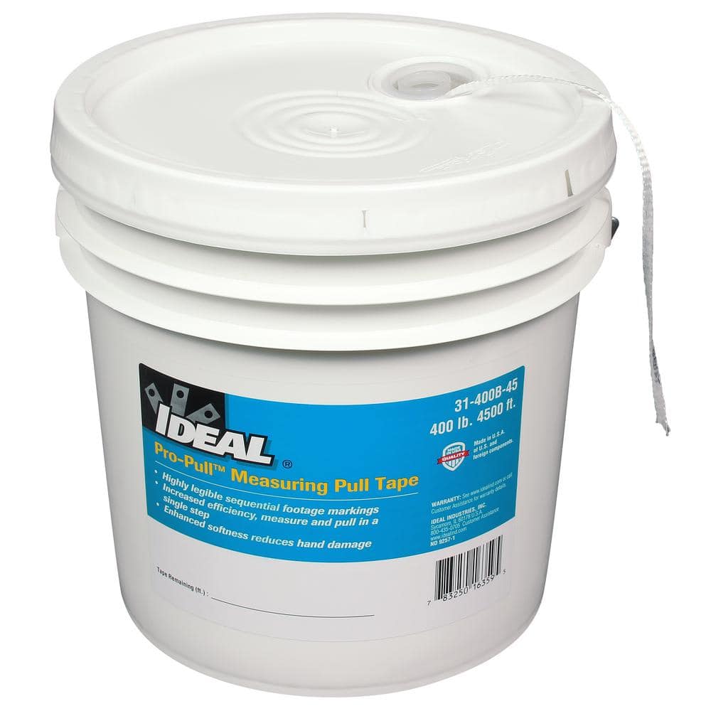 [31-400B-45] Pro-Pull™ Measuring Pull Tape, 400 lb, 4500' Bucket