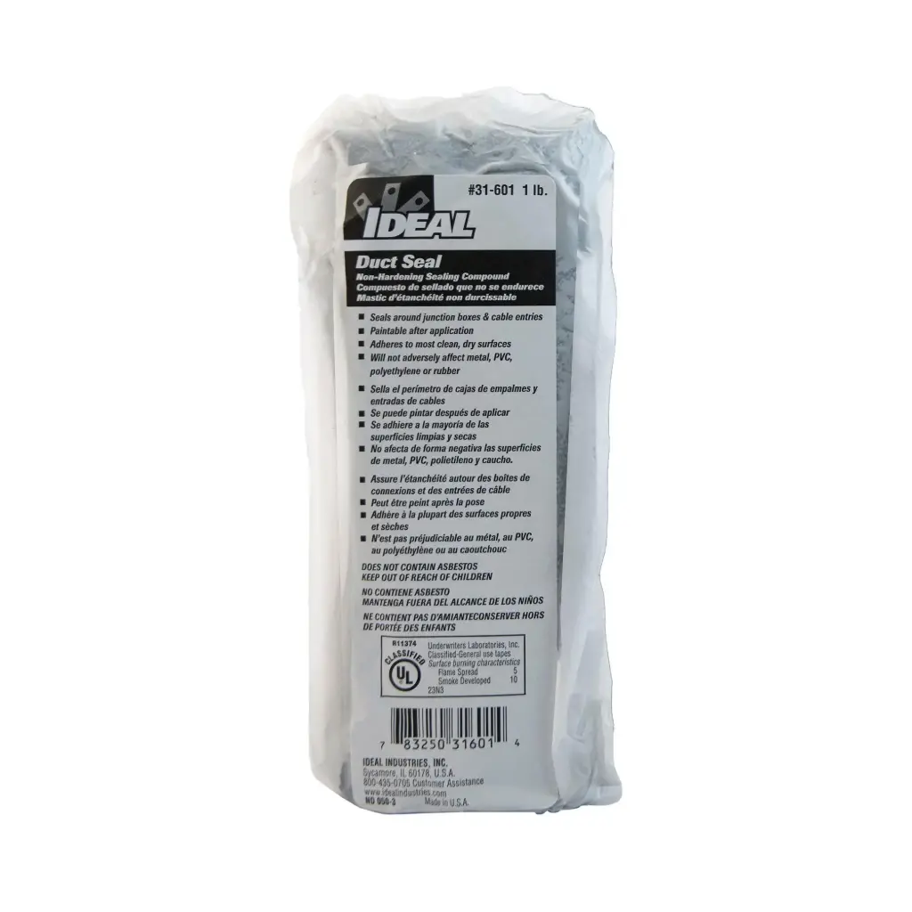 [31-601] Duct Seal Compound, 1LB, Dark Gray