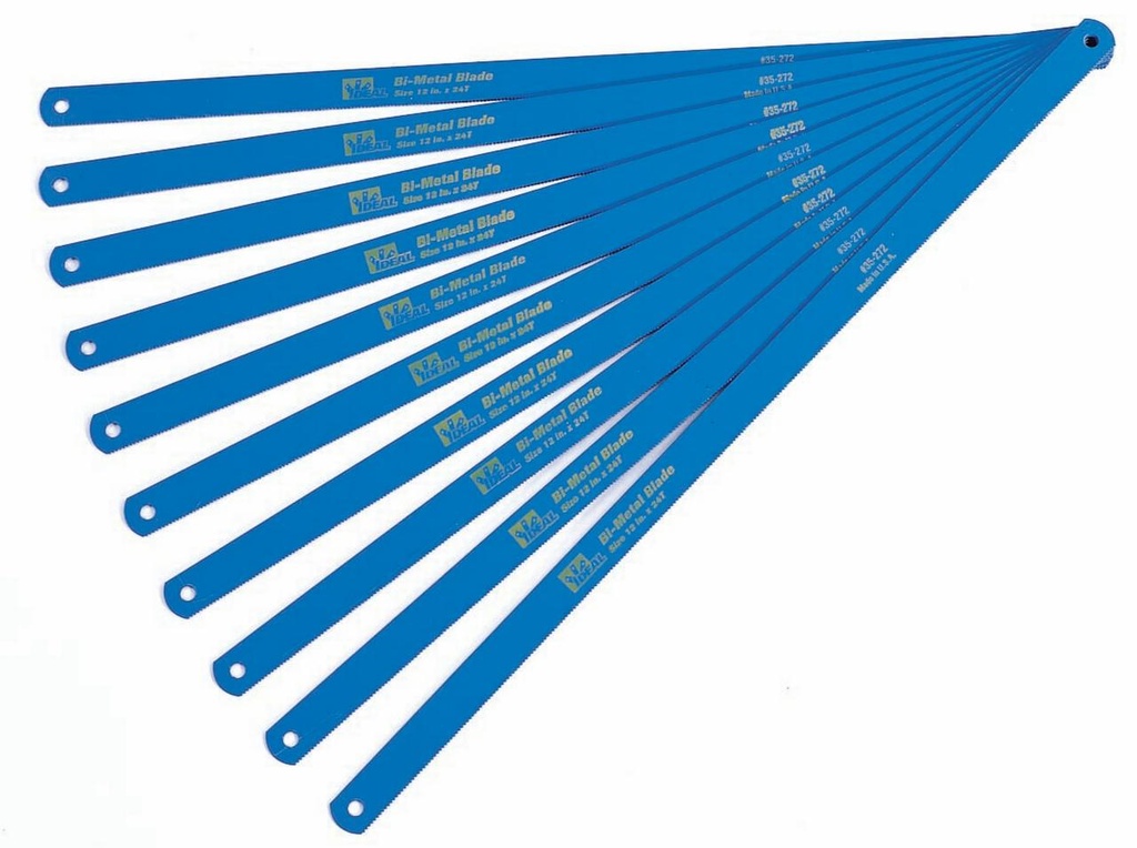 Bi-Metal Hacksaw Blades 18 TPI, Pack of 100