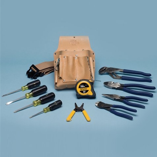 12-Piece Journeyman Electrician’s Kit w/Tool Pouch