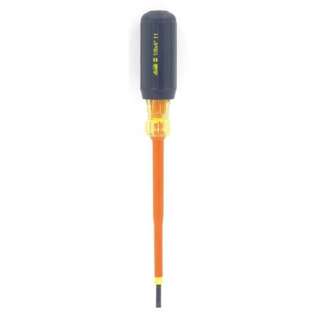 Insulated Slotted Screwdriver 1/8" x 4"