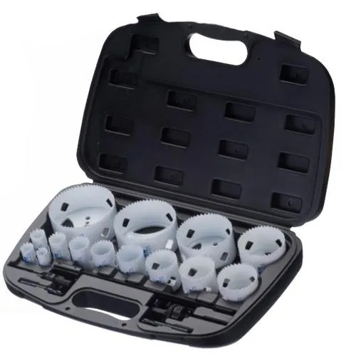 Bi-Metal Hole Saw, 19-Piece Kit