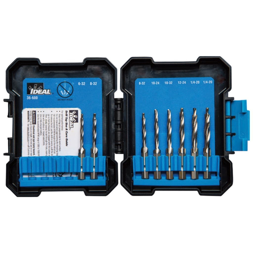 Drill Taps with SmoothStart™ Tip, 8-Piece Kit
