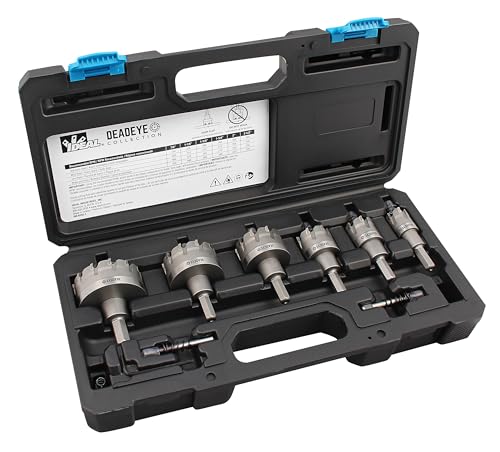 [36-814] DEADEYE™ Carbide-Tipped Hole Cutter 8-Piece Kit