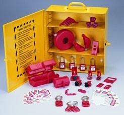 Industrial Lockout/Tagout Station