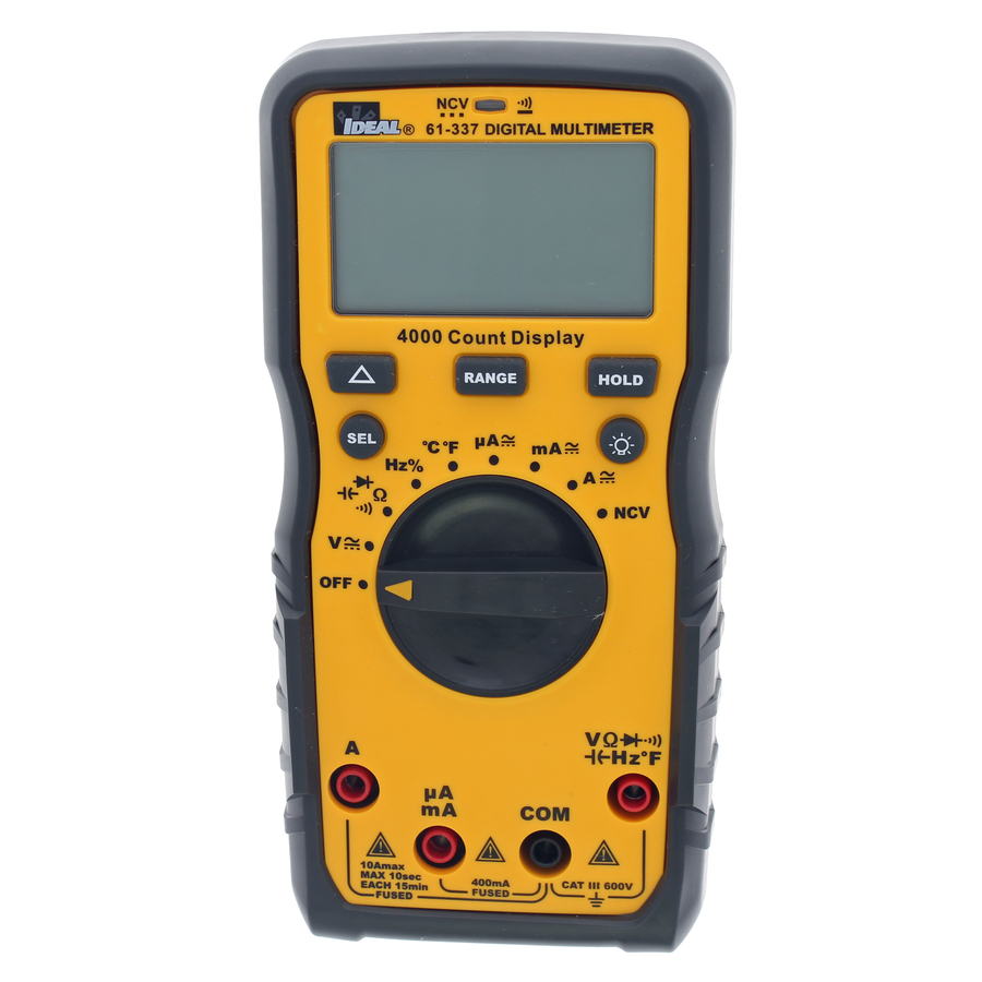 Multimeter 600V Auto Range w/NCVT & Temp