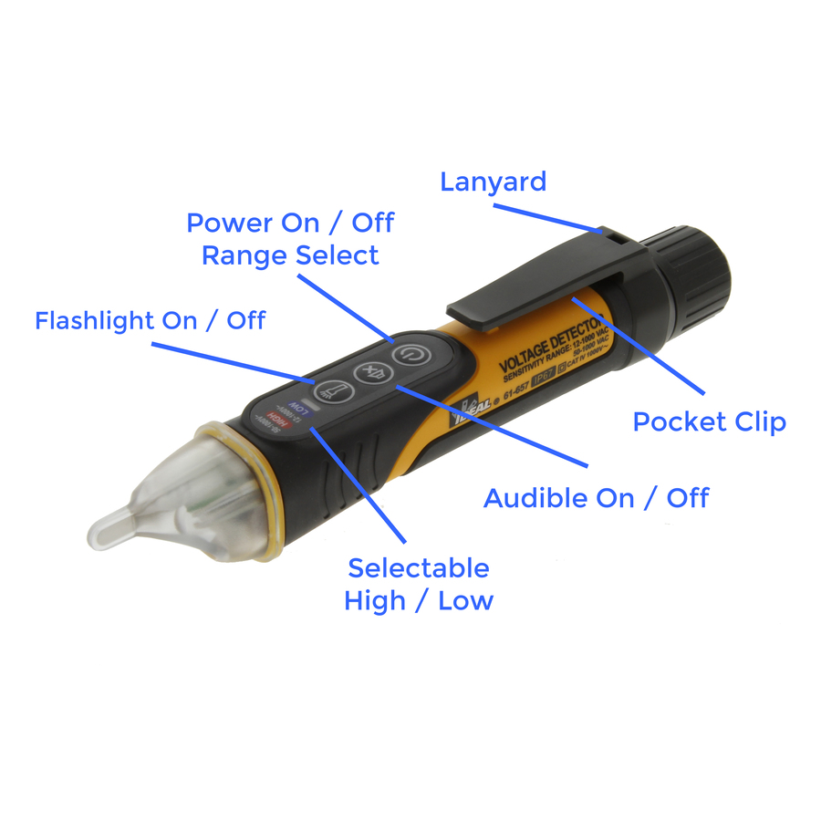 Non-Contact Voltage Tester Dual Range 12 to 1000V AC
