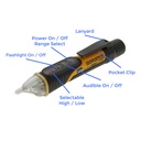 Non-Contact Voltage Tester Dual Range 12 to 1000V AC