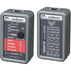 LinkMaster™ RJ-45 CAT 3/5e/6/6a Wiremapper