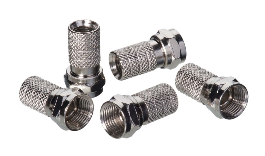 F Twist-on Connectors, RG-59, Card of 10