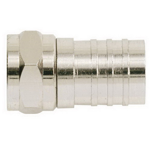 F Twist-on Connectors, RG-6, Card of 50