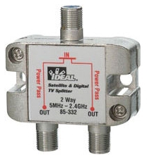 2.4 GHz 2-Way Satellite & Digital TV Splitters