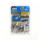 CAT 6A/6/5e Shielded Feed-Thru Connectors, Large Diameter, Card of 10