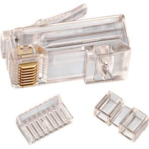CAT 6 3-Piece Connectors, Card of 25