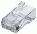 CAT 6 Feed-Thru Connectors, Card of 25