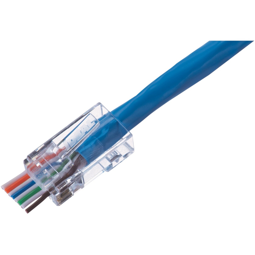[85-377J] CAT 6 Feed-Thru Connectors, Jar of 100