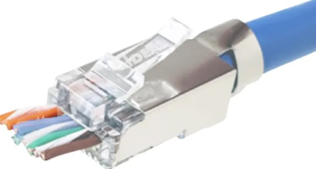 CAT 6A/6 Feed-Thru Connectors, Large Diameter, Jar of 50