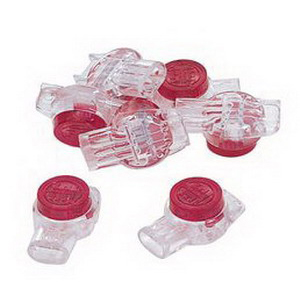 IDC Jellybean Connectors, UR 3-Wire Red, Pack of 100