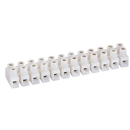 Barrier Strip, 12-Circuit, 20A/600V CSA, 22-12 AWG