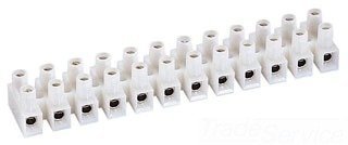 Barrier Strip, 12-Circuit, 30A/600V CSA, 22-12 AWG