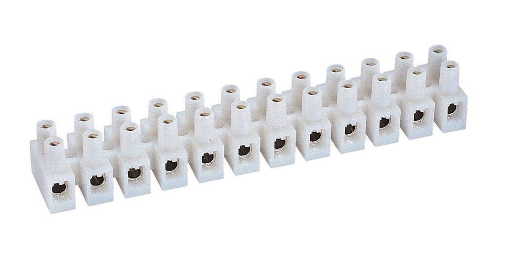 [89-610B] Barrier Strip, 12-Circuit, 30A/600V CSA, 22-12 AWG, Box of 100