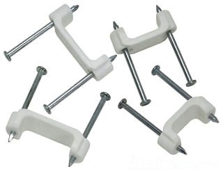 [BPS2-1] 1/2" Plastic Insulated Staples, Bag of 100