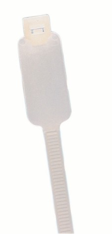 Identification Cable Ties, 4", 18 lb, Bag of 100
